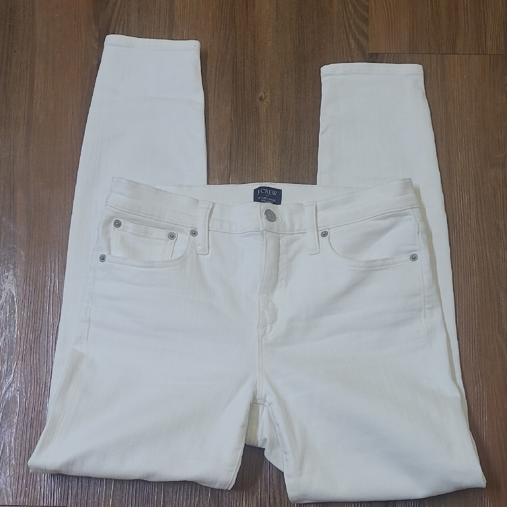 J. Crew Cream Skinny Jeans Classic‎ Style used good condition.